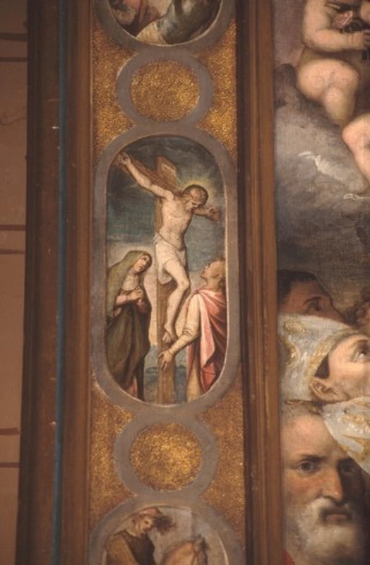  70-Orsola Caccia-Cornice con Misteri del Rosario  